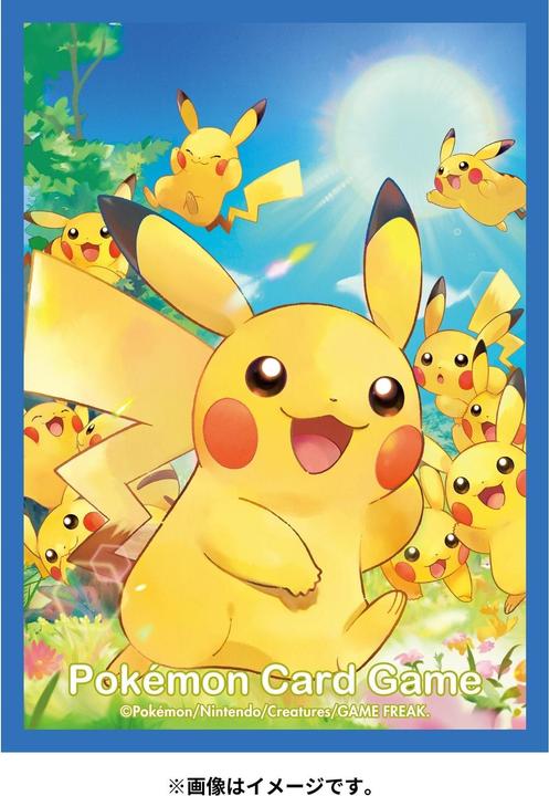 Actual product image Pokémon Pokemon Centre Original Deck Sleeves Pikachu