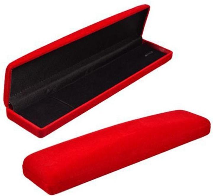 Hermex Schmuckbox Geschenkeschatel Armbandbox Halsketteschachtel - Rot