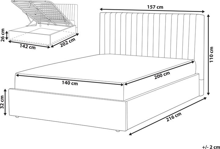 Actual product image Beliani Vion (140 x 200)