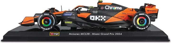 Actual product image Bburago McLaren F1 MCL38 1/24 Kit Norris 2024