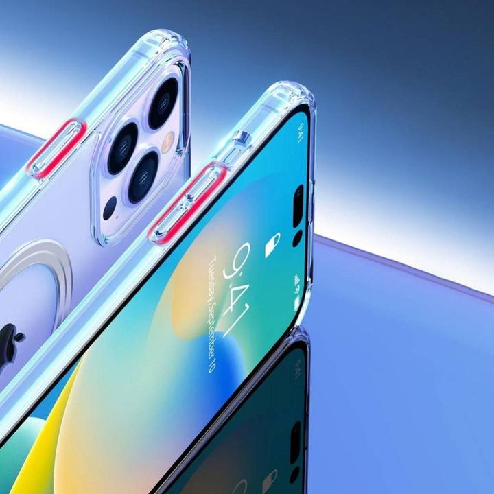 Productafbeelding Dux Ducis Klinisch magnetisch hoesje voor iPhone 14 Pro compatibel met MagSafe transparant (Apple iPhone 14 Pro)