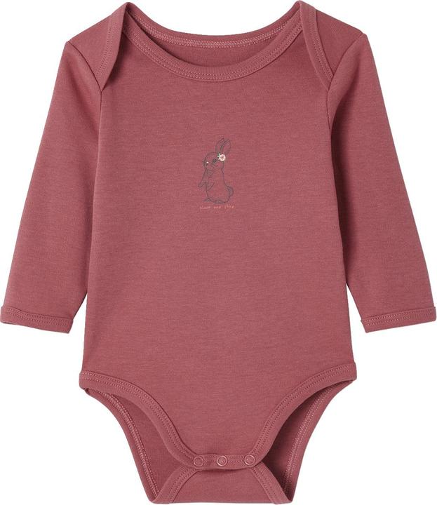 Immagine prodotto Vertbaudet Confezione da 5 body a maniche lunghe per neonati in cotone biologico, stile slip-on (80)