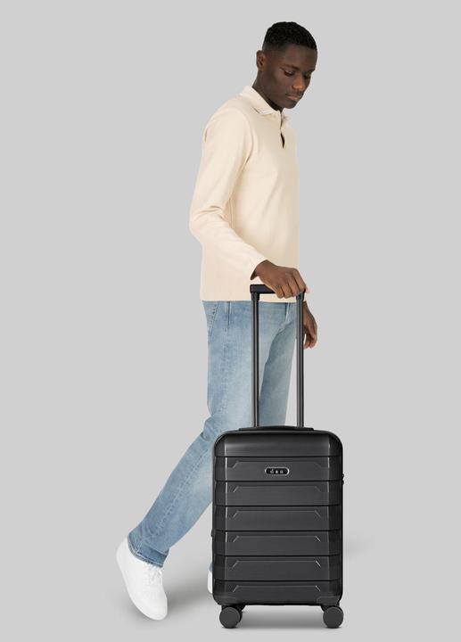 Immagine prodotto D&N South Dakota 4 Rollen Kabinentrolley S 56 cm mit Dehnfalte (40 l, Bagaglio a mano (fino a 50 litri))