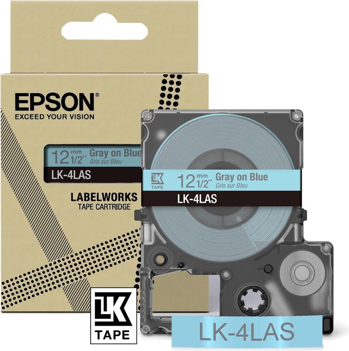 Epson Soft Blue/Gray 12mm LK-4LAS