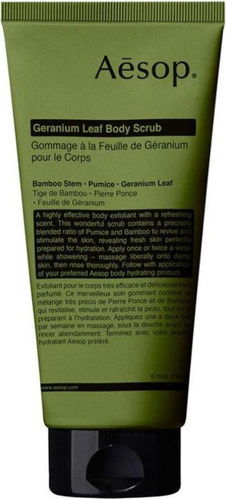 Image du produit Aesop Gommage pour le corps à la feuille de géranium (180 ml)