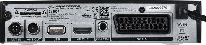 Image du produit Esperanza EV106P (DVB-T, DVB-T2, DVB-C/S2, DVB-C)