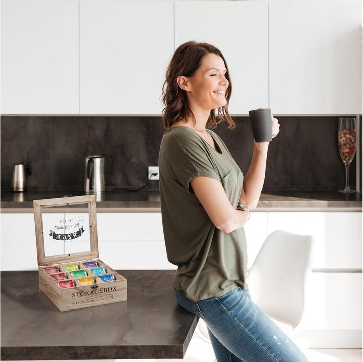 Actual product image Relaxdays Tea box