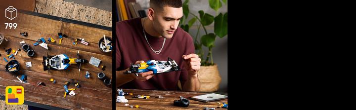 Immagine prodotto LEGO Williams Racing FW14B mit Nigel Mansell (10353, LEGO Icons)