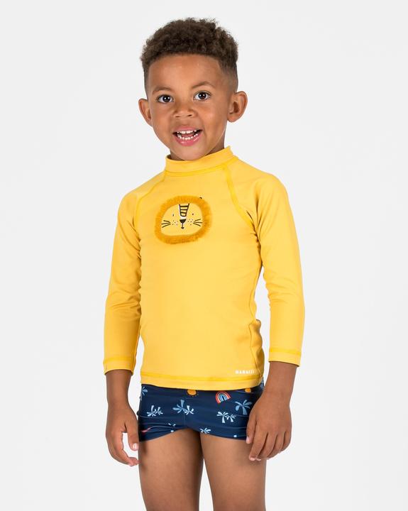 Produktbild Nabaiji Badehose Boxer Baby/Kinder - Titou Palm dunkelblau (102)
