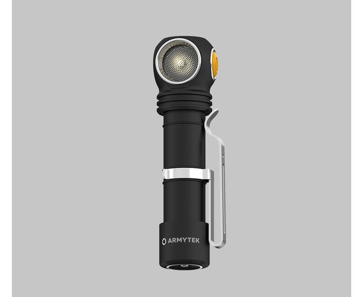 Actual product image ArmyTek Wizard C2 Pro Nichia Magnet USB (warm light) Head / Hand Lamp (11.20 cm, 1600 lm)