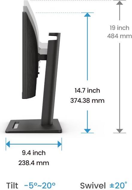 Produktbild BenQ 60,5cm GW2490T 16:9 HDMI/DP black speaker 100Hz F- (1920 x 1080 Pixel, 23.80")
