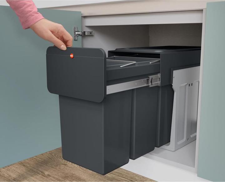 Actual product image Hailo EcoLine Design Trio L built-in system (3x 10l) (30 l)