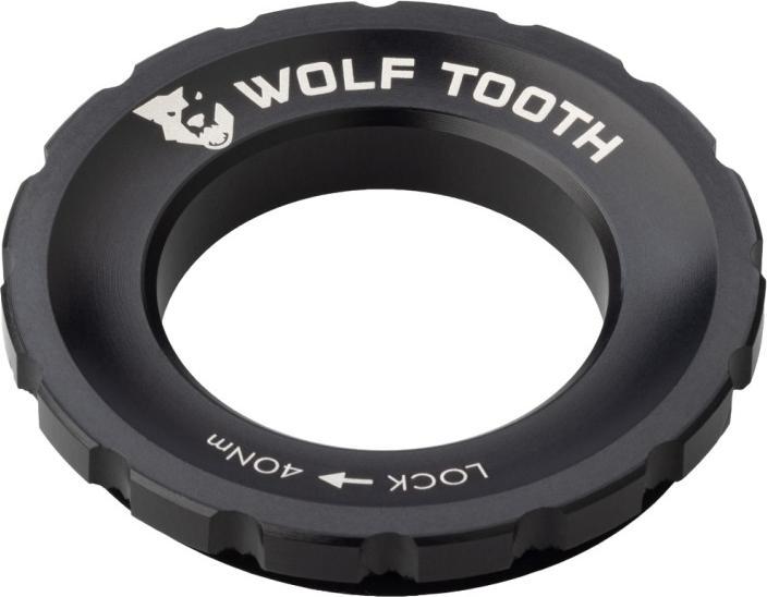 Actual product image Wolf Tooth Centerlock Lockring, External Spline, ultraviolet purple