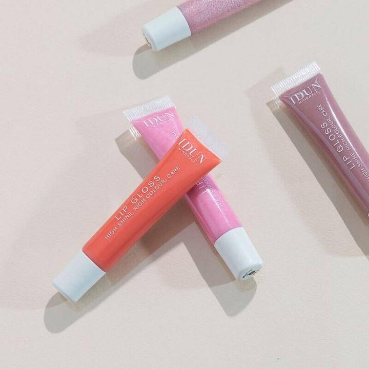 Produktbild IDUN Minerals Lipgloss Felicia rosa (004)