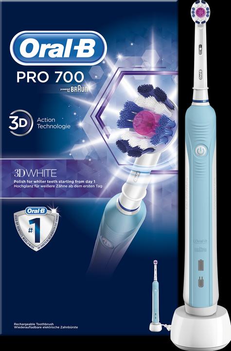 Produktbild Oral-B Pro 700 3DWhite (Oszillierende Zahnbürste)