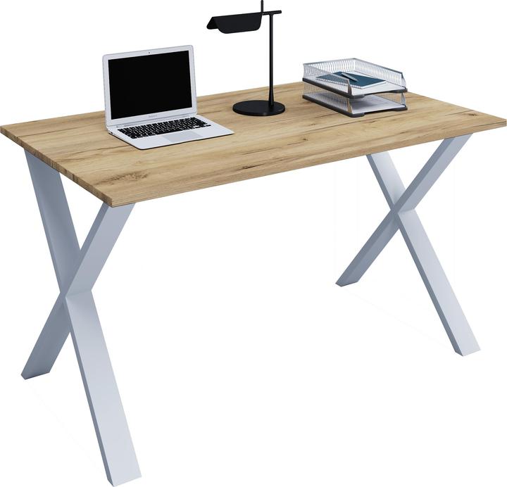 Image du produit VCM Bureau Bureau informatique Lona X Argent (110 x 50 x 76 cm)