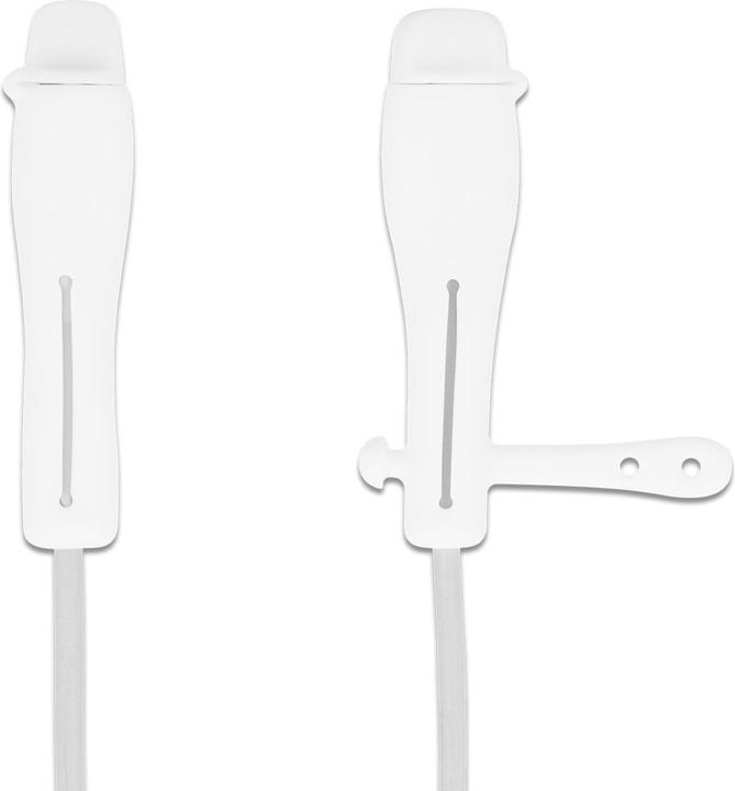 Image du produit Delock Cache-poussière pour prise USB Type-C™ et prise Apple Lightning™ set 2 pièces blanc. (0.05 m, USB 3.0)