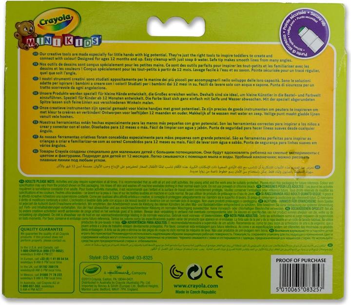 Actual product image Crayola First felt-tip pens (Multicoloured, Multicolor, 12 x)