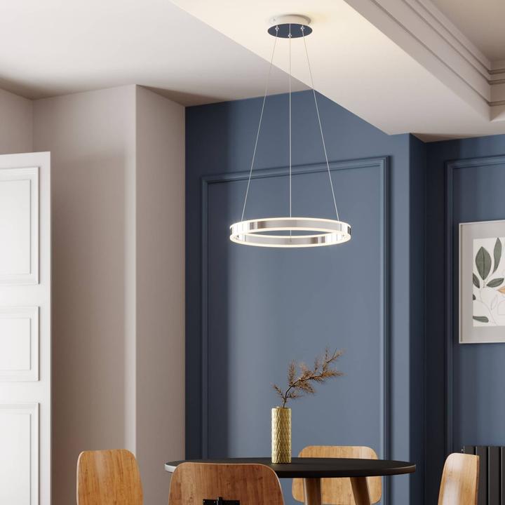 Immagine prodotto Lucande Lampada a sospensione Lyani Ø50 Cromo/Bianco (1800 lm)
