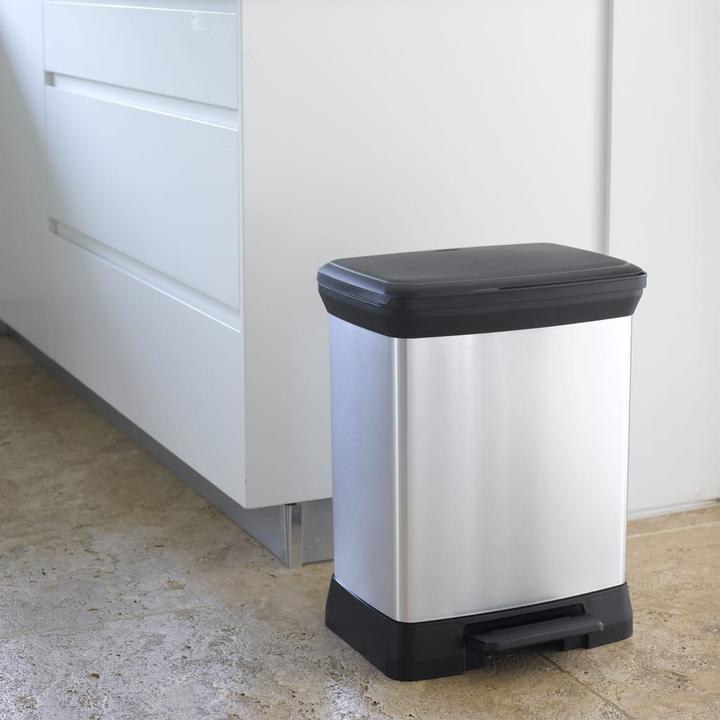 Image du produit Curver Metallic Deco Bin 30L Mülleimer (30 l)