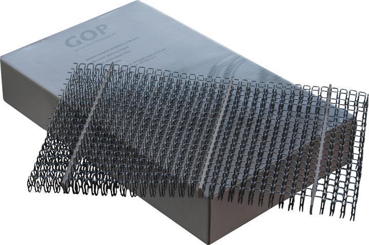 GOP Drahtkamm-Bindeelement 3:1 A4 020471 8mm, schwarz 100 Stück
