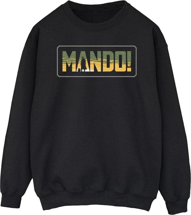 Star Wars The Mandalorian Mando Cutout Sweatshirt (L)