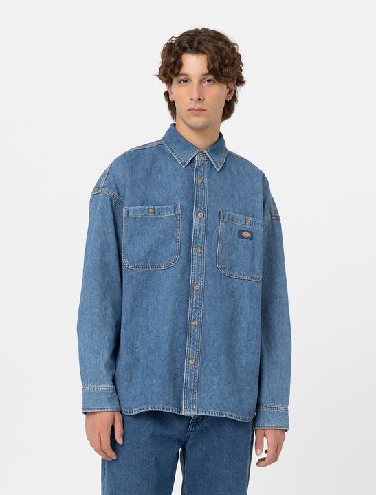 Image du produit The Dickies Chemise Houston Ls bleu classique (M)
