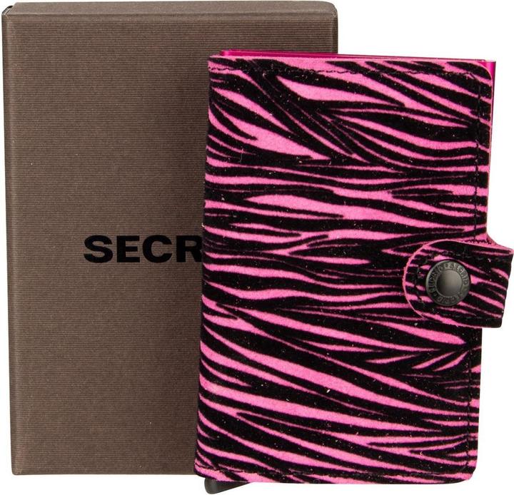 Actual product image Secrid Miniwallet ZEBRA Fuchsia