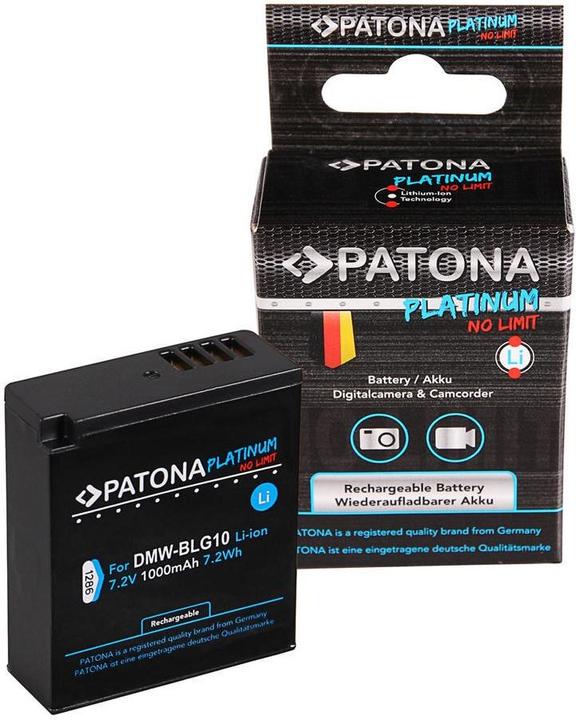 Actual product image Patona Platinum Battery Panasonic DMW-BLG10 (Camera battery)