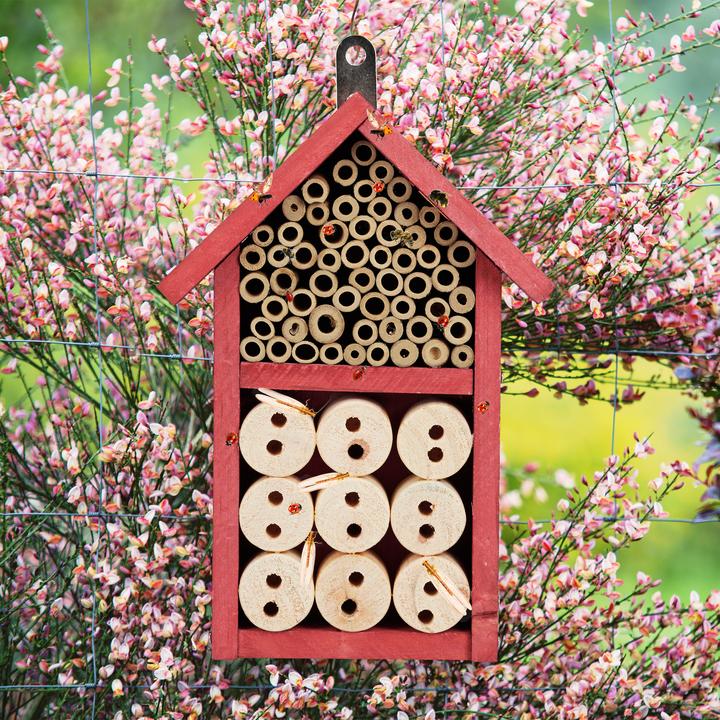 Actual product image Relaxdays Insect Hotel Assembly Kit, Bug Shelter (Wild bees, Ladybirds, Lacewings)