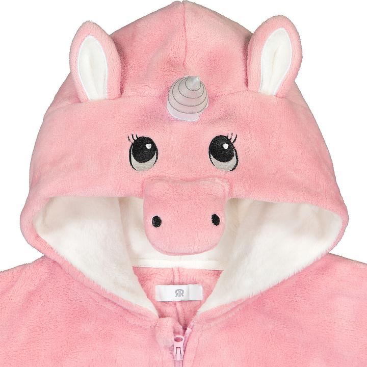 Actual product image La Redoute Collections Fleece overall with unicorn hood (164)