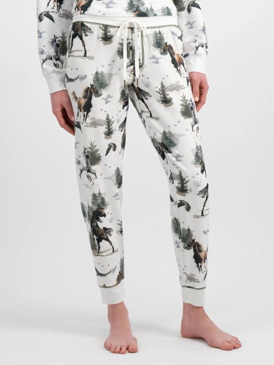 Actual product image Pj Salvage Pyjama bottom white/small patterned (36)