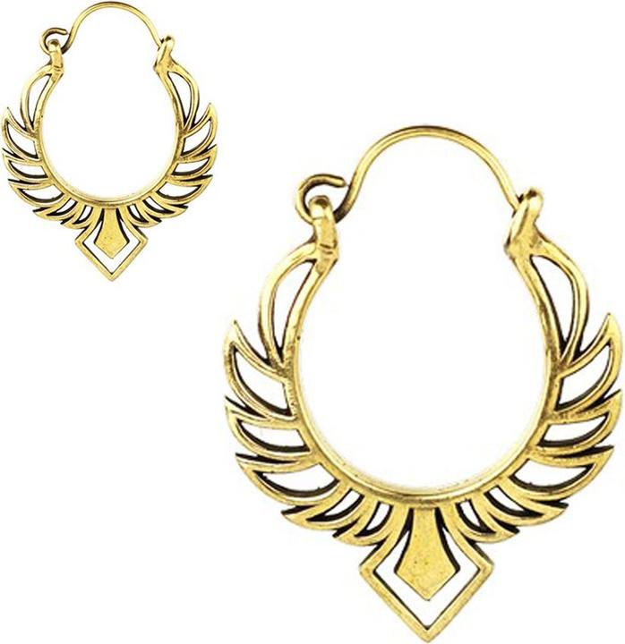 Image du produit Star Piercing Boucles d'oreilles plaquées or Ailes d'Icare (Laiton)