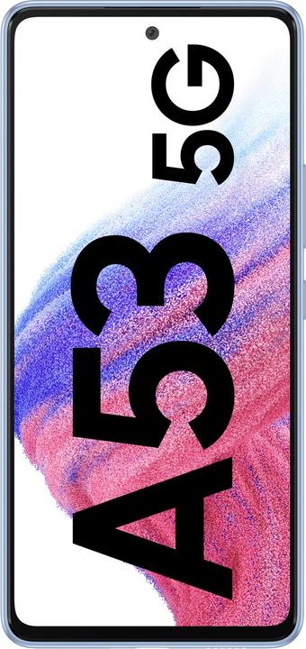 Produktbild Samsung Galaxy A53 5G EU (256 GB, Awesome Blue, 6.50", Dual SIM, 64 Mpx, 5G)
