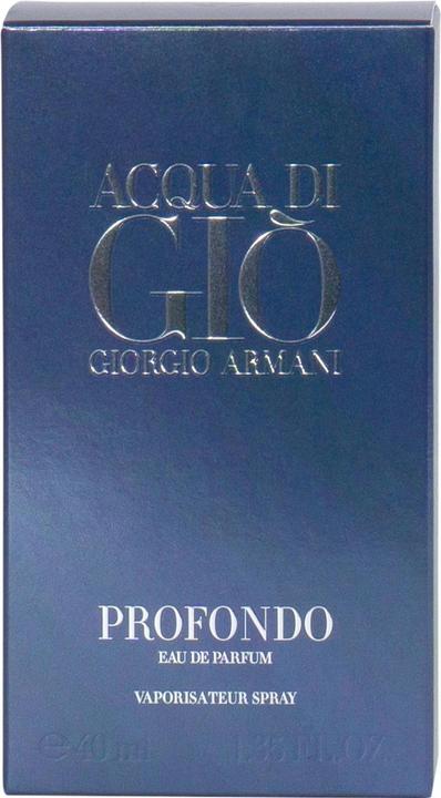Actual product image Giorgio Armani Acqua di Giò Profondo (Eau de parfum, 40 ml)