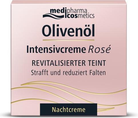Immagine prodotto Medipharma Crema Intensiva all'Olio d'Oliva Crema Notte alla Rosa, 50 ml Crema (50 ml, Crema notte)