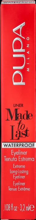 Immagine prodotto Pupa Milano Made To Last Liner impermeabile (001 Extra Nero)
