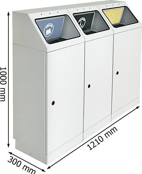 Produktbild Wertstoffsammler, selbstlöschend (135 l)