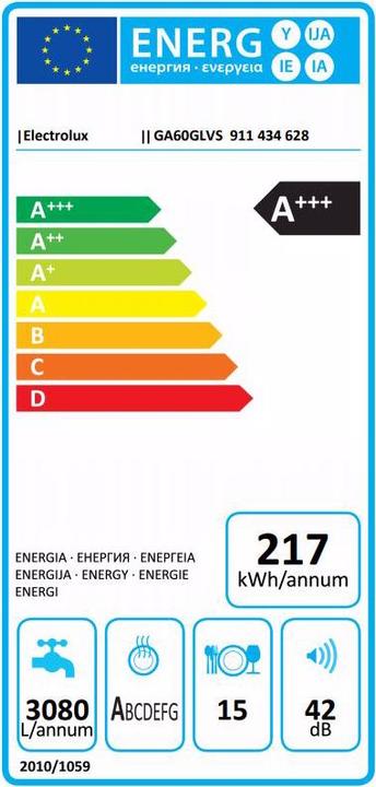Energie-Label Electrolux GA60GLVS
