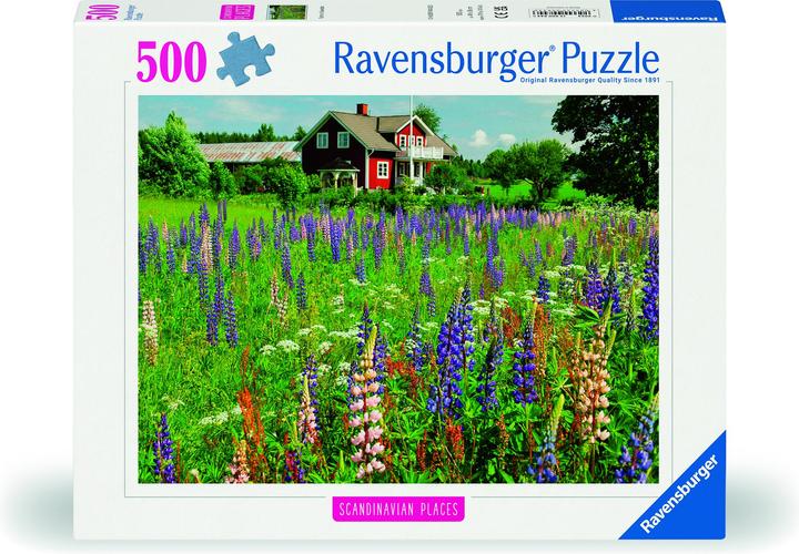 Produktbild Ravensburger Puzzle 12000844, Scandinavian Places - Bauernhof in Schweden - 500 Teile Puzzle für (500 Teile)