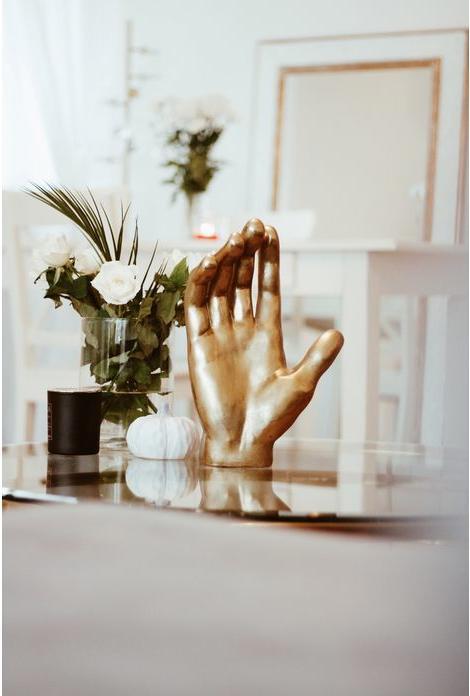 Image du produit Kare Design Objet décoratif Mano doré (17.5 x 30 x 43 cm)