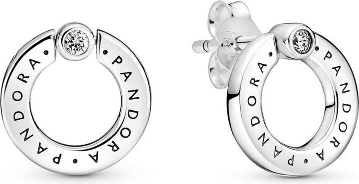 Pandora Pavé & Logo (Sterling Silber 925)