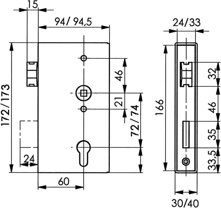 Produktbild Amf Gartentorschlösser 140U (1 Stk.)