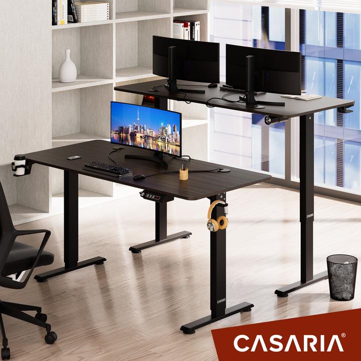Produktbild Casaria Höhenverstellbarer Schreibtisch (140 x 60 x 118 cm)