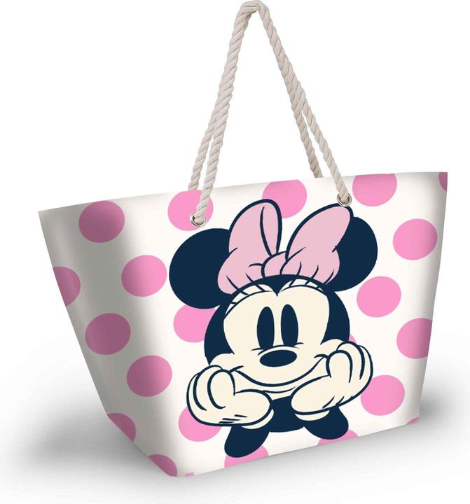 Image du produit Karactermania Minnie Mouse Dots-Soleil Sac de plage, Rose, 52 x 37 cm