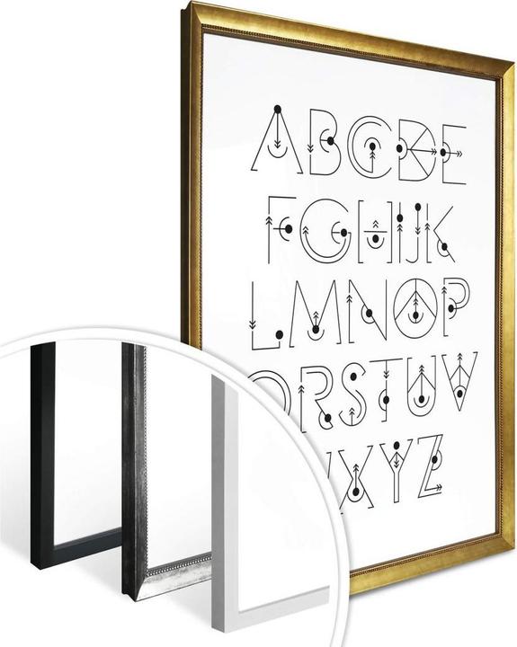 Produktbild Trenddeko Alphabet Gravity (40 x 50 cm)