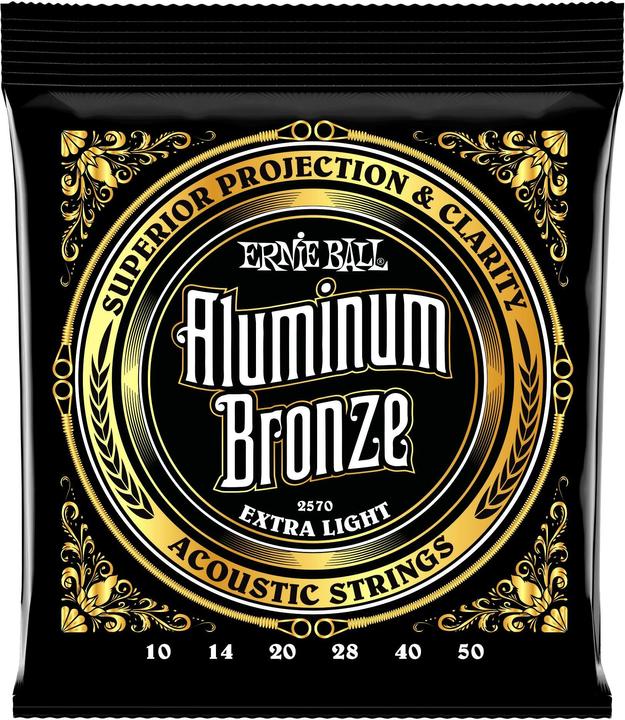 Actual product image Ernie Ball Acoustic Extra Light (6 x, Guitar, 0.05")