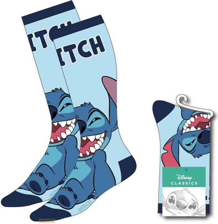 Cerdá Lilo & Stitch Socken Stitch Sitting 36-43 (Einzelpack, 36 - 43)