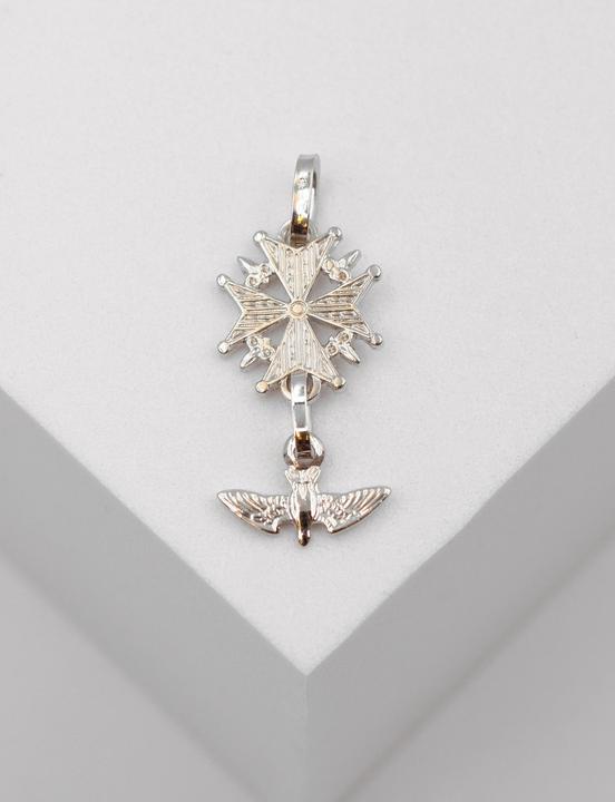 Image du produit Muau Croix huguenote (Or blanc 750/18K)