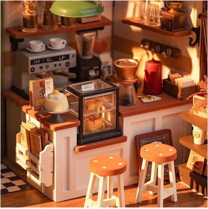 Produktbild Robotime Slow Life Café No.17 - Diorama